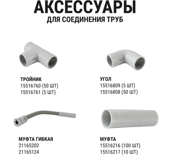 Труба гладкая жесткая TDM ELECTRIC ПВХ d 16 156 м SQ0404-0001
