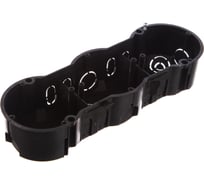 Установочная коробка TDM СП 3-х местная, 212x70x45мм, саморезы, IP20, SQ1402-1019