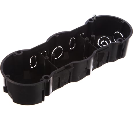 Установочная коробка TDM СП 3-х местная, 212x70x45мм, саморезы, IP20, SQ1402-1019