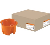Установочная коробка СП D65х45мм, саморезы, оранжевая, IP20 TDM ELECTRIC SQ1402-1126