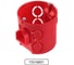 Коробка распределительная TDM ELECTRIC D68х62мм, углубленная, саморезы, стыковочные узлы, черная, IP20 упаковка 200 штук SQ1402-1105 5