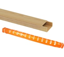 Кабель-канал TDM ELECTRIC 40x16 сосна 3D 50м (2м/25шт в упак) SQ0402-0307
