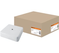 Коробка распаячная TDM ELECTRIC КР 75x75x20 ОП белая IP40 SQ1401-0203