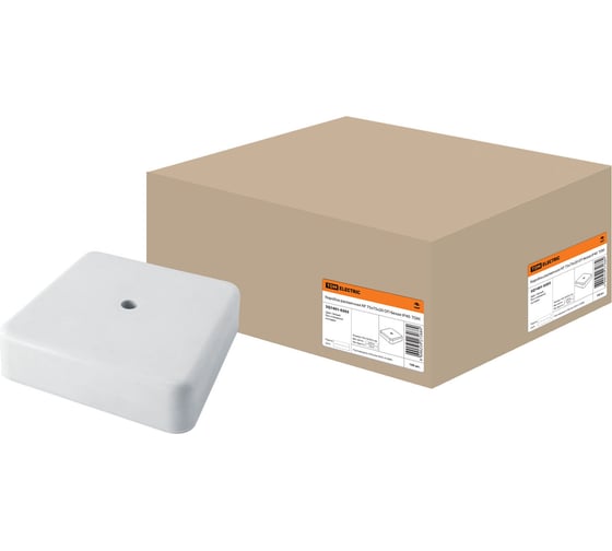 Коробка распаячная TDM ELECTRIC КР 75x75x20 ОП белая IP40 SQ1401-0203 1
