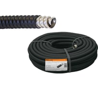 Металлорукав в ПВХ-изоляции TDM РЗ-Ц-П 10 черный 50м SQ0407-0001