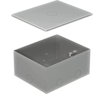Металлическая коробка Экопласт BOX/4 с крышкой для заливки в пол 159,6x133,6x75,8мм для люков 70040 70141