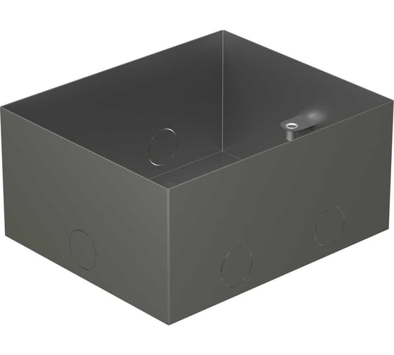 Металлическая коробка Экопласт BOX/4 с крышкой для заливки в пол 159,6x133,6x75,8мм для люков 70040 70141