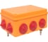 Огнестойкая коробка EKF 190x140x70мм IP55, 10 двойных клеммников 0,5-4 мм2 plc-kmrf-190-20-04 2