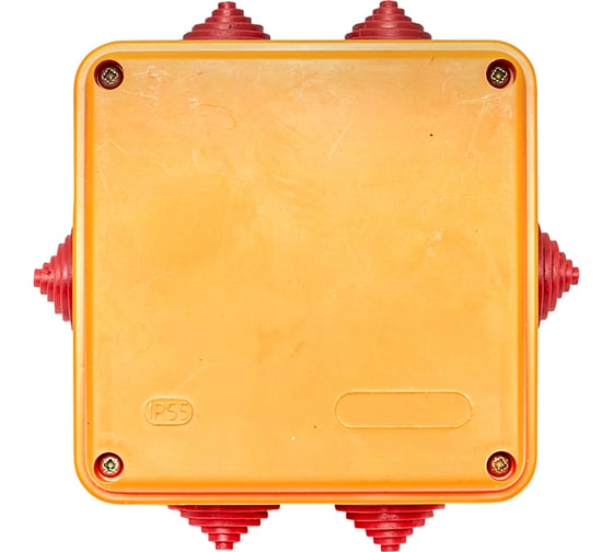 Огнестойкая коробка EKF 100x100x50мм IP55, 1 тройной клеммник 1,5-10 мм2 plc-kmrf-100-3-10