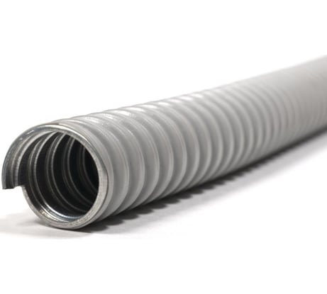 Металлорукав в пвх изоляции ГОФРОМАТИК мрпи нг 12 (50 м/уп.) серый zeta41920