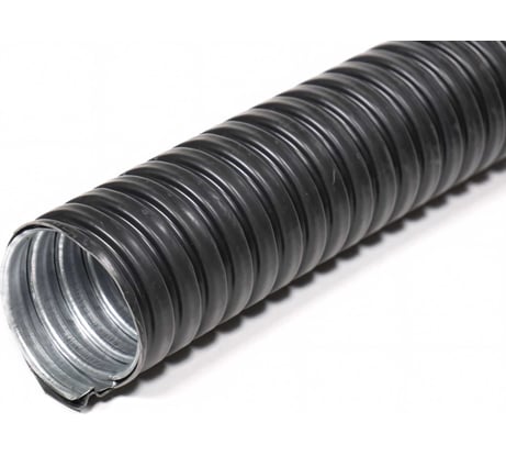 Металлорукав в пвх изоляции ГОФРОМАТИК мрпи нг 16 (50 м/уп.) черный zeta42232