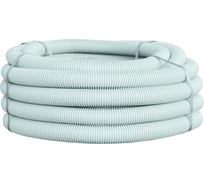 Гофрированная труба EKF ПВХ с протяжкой d63 мм (15 м) серая -Plast tg-z-63