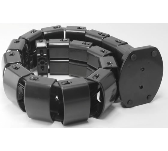 Вертикальный гибкий кабельный канал NE-AD (1/14), 680-800 мм, черный 3580-S