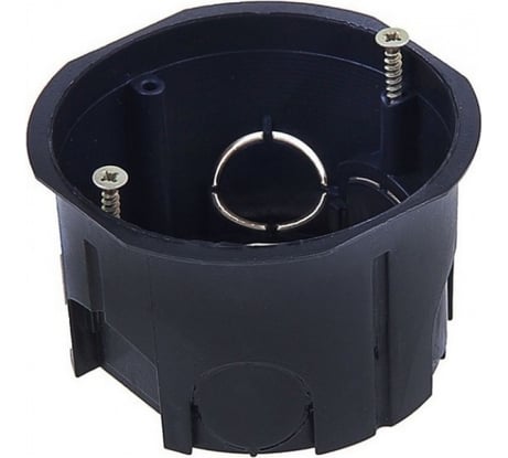 Монтажная коробка Урал ПАК УПп 68/45.1.1. (черная) с индивидуальным штрихкодом (200) шт КУ-50232168-200-i