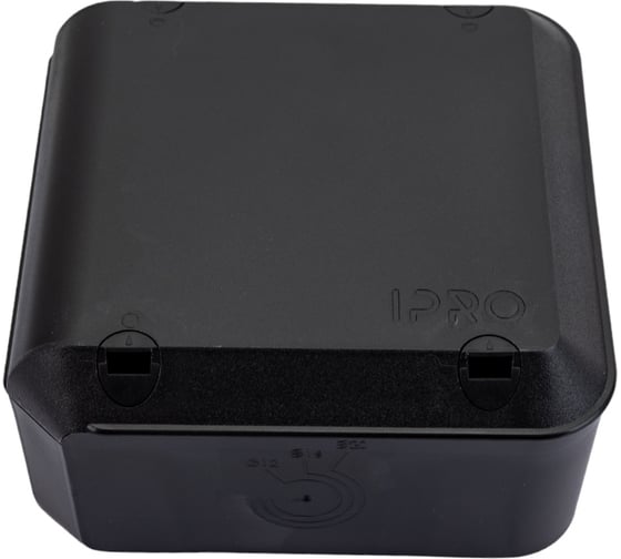 Распределительная коробка IPRO р100 ip67 черного цвета 12626