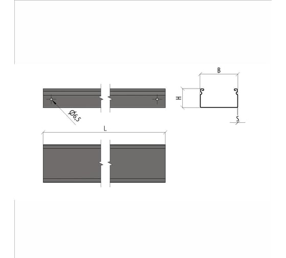 Неперфорированный лоток Система КМ 80x400x1,2 L3000 мм Стандарт ПЛЮС INOX304 PL5353 LNEplus80-400-1.2-3000 INOX304