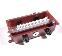 Коробка ГОФРОМАТИК Кзнс-16 с пластмассовыми сальниками (4шт. сальника mg) zeta30317