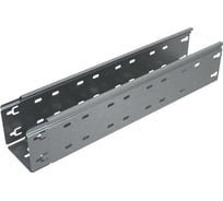Перфорированный лоток Система КМ 100x300x1,2 L3000 мм Быстрый монтаж ПЛЮС INOX304 LPplus100-300-1.2-3000 INOX304