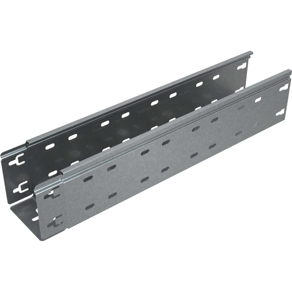 Перфорированный лоток Система КМ 100x300x1,2 L3000 мм Быстрый монтаж ...
