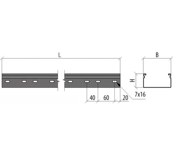 Перфорированный лоток Система КМ 50x300x1,2 L3000 мм Стандарт ПЛЮС INOX304 LPEplus50-300-1.2-3000 INOX304