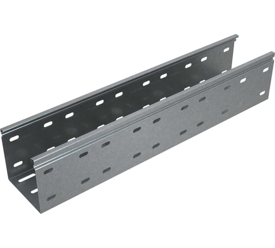 Перфорированный лоток Система КМ 100x100x0,8 L3000 мм Стандарт ПЛЮС INOX304 LPEplus100-100-0.8-3000 INOX304 1