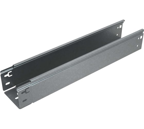 Неперфорированный лоток Система КМ 80x300x1,2 L2500 мм Быстрый монтаж ПЛЮС PL9382 LNplus80-300-1.2-2500