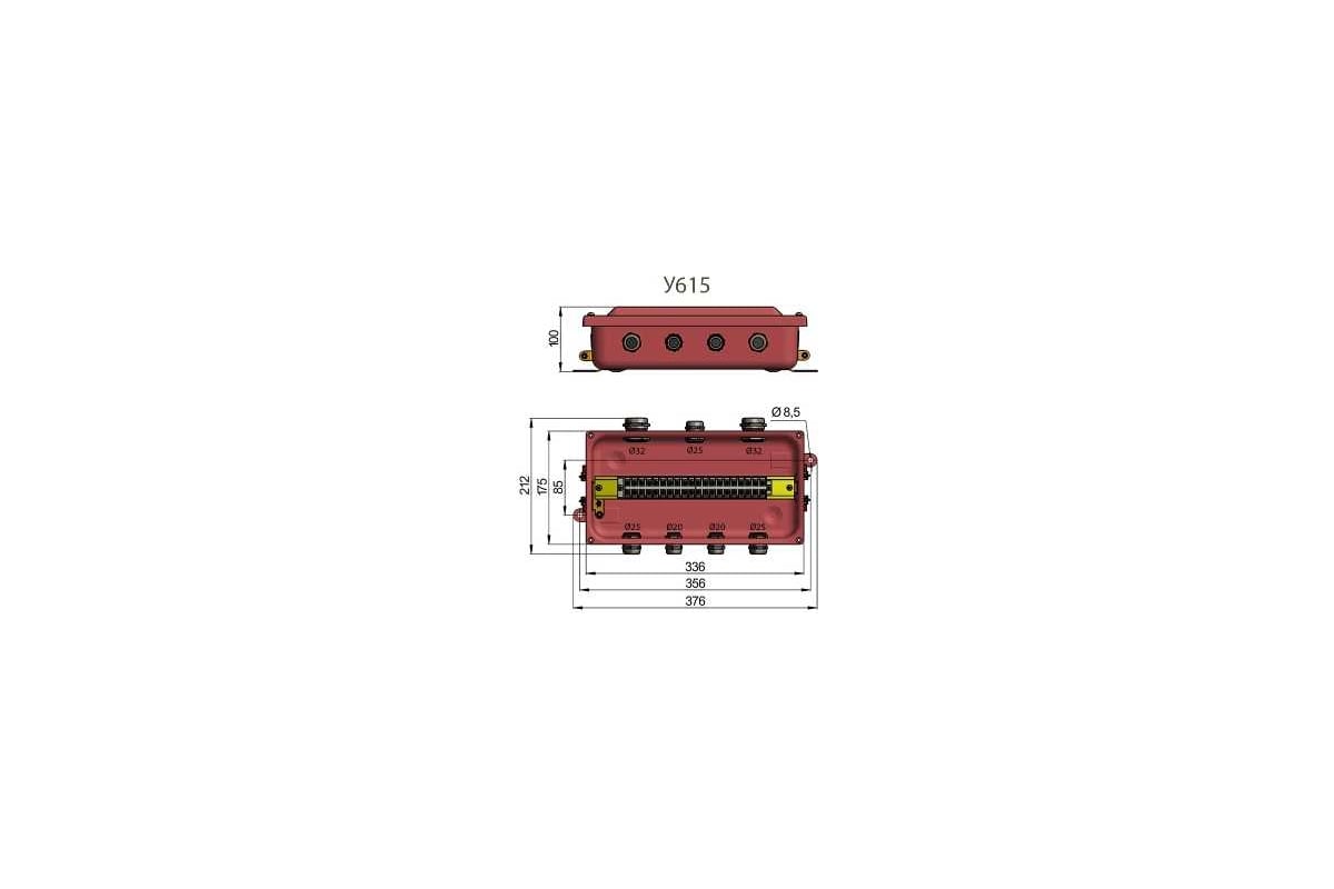 Коробка клеммная у615а у2. Коробка клеммная у615а у2