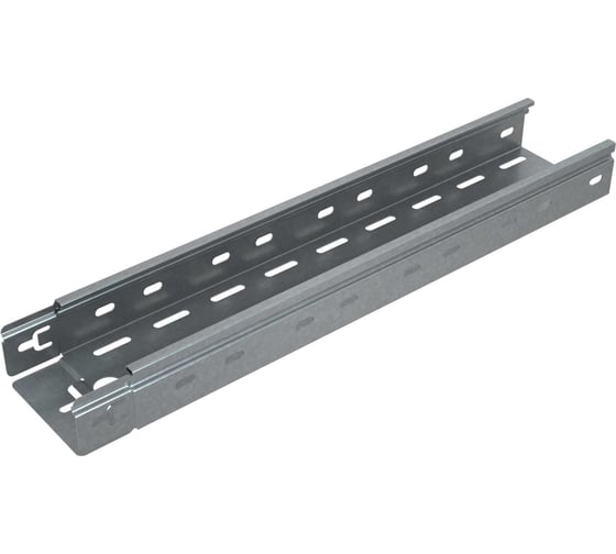 Перфорированный лоток Система КМ 50x200x1,0 L2000 мм Быстрый монтаж ПЛЮС HD LPplus50-200-1.0-2000 HD