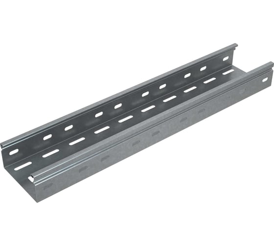 Перфорированный лоток Система КМ 50x100x0,7 L2000 мм Стандарт ПЛЮС INOX304 LPEplus50-100-0.7-2000 INOX304 1