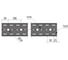 Перфорированный лоток Система КМ 80x500x1,0 L2000 мм Стандарт ПЛЮС INOX304 LPEplus80-500-1.0-2000 INOX304 3