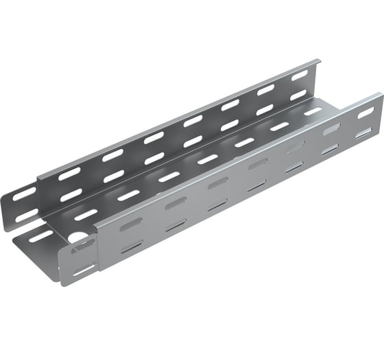 Перфорированный лоток Система КМ 50x100x1,0 L2500 мм Быстрый монтаж LP50-100-1.0-2500 1