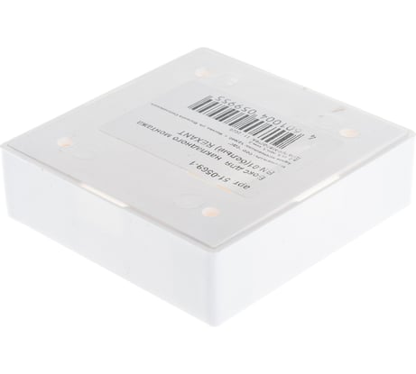 Бокс для накладного монтажа электроустановочных изделий, белый REXANT BN-01 51-0569-1