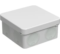 Распределительная коробка GREENEL о/п, 2К, HF, УФ 80x80x40мм IP67 цвет-серый GE42435