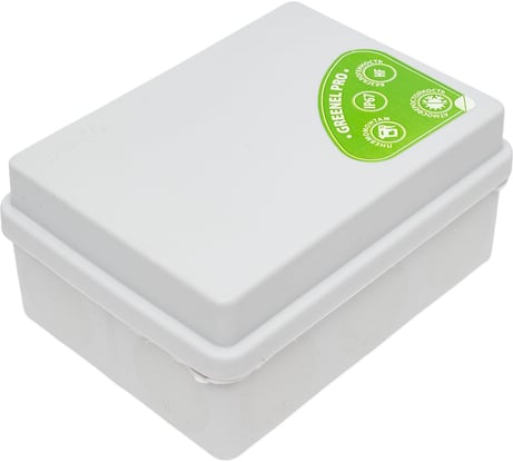 Распределительная коробка Greenel о/п, 2К, HF, УФ 150x110x70мм IP67 цвет-серый GE42441