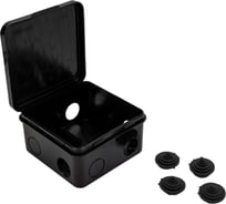 Распределительная коробка Greenel наружного монтажа 100x100x50мм IP54 цвет-черный GE41256-05