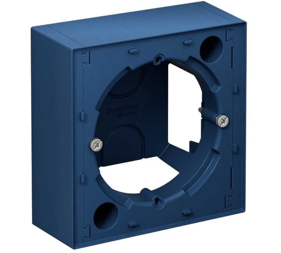 Коробка Systeme Electric Atlasdesign аквамарин для наружного монтажа ATN001100 1