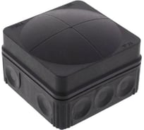 Распаечная коробка Wiska черная, ip66/67, 76x76x51 108/5/BK
