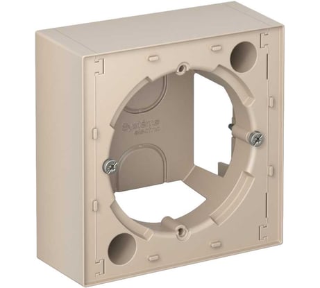 Коробка для наружного монтажа Systeme Electric Atlasdesign песочный ATN001200