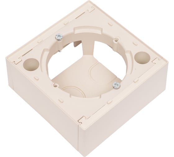 Коробка для наружного монтажа Systeme Electric Atlasdesign песочный ATN001200