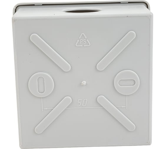 Коробка IEK КУП КМ41360 85x85x40мм ip44 6 вв. (7035) UKO21-085-085-040-K41-44U