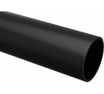 Жесткая гладкая пвх труба EKF d25 мм (3 м) (111 м/уп) черная trg-25b-3m