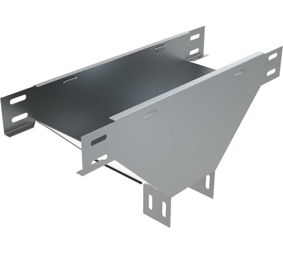 Т-ответвитель переходник Система КМ 50х150-100 мм верт. c разворотом трассы на 90 гр. нижняя часть меньше исходной LO11303 TDPS90-50-150-100 1