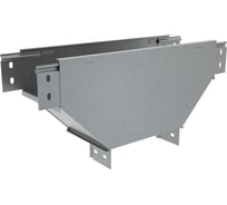 Т-ответвитель переходник Система КМ 50х300-500 мм верт. c разворотом трассы на 90 гр. ПЛЮС нижняя часть больше исходной PL3915 TDPVplus90-50-300-500