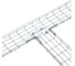 Т-ответвитель переходник Система КМ 100х100-400 мм верт. c разворотом трассы на 90 гр. ПЛЮС нижняя часть больше исходной HD PL4006 TDPVplus90-100-100-400 HD 2