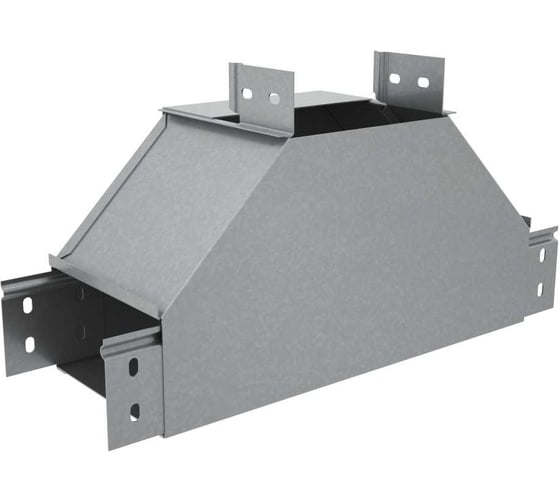 Вертикальный Т-отвод Система КМ 50х500 мм вверх c разворотом трассы на 90 гр. ПЛЮС HD PL3694 TDNplus90-50-500 HD 1