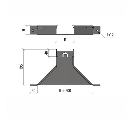 Т-ответвитель Система КМ 50х300 мм ПЛЮС INOX304 PL5704 TUplus50-300 INOX304