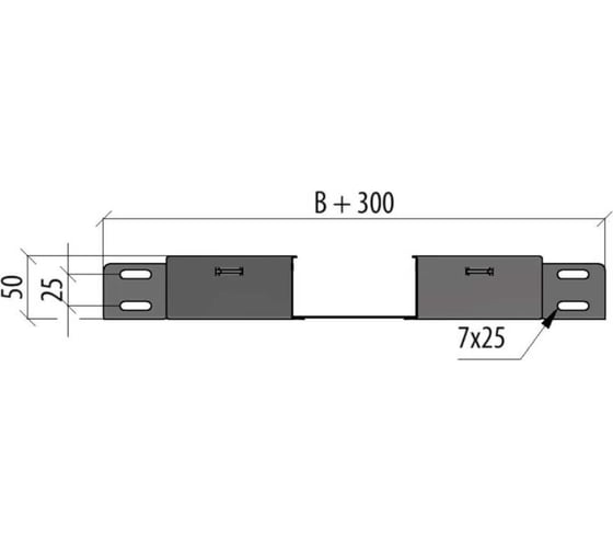 Т-ответвитель Система КМ 50х100 мм LO0110 TU50-100