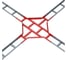 Х-разветвитель лестничный Система КМ 50x600x1,2 мм HD LXD50-600-1.2 HD 2