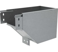 Вертикальный внешний угол Система КМ L 80x400 мм с разворотом трассы на 90 гр. ПЛЮС VLPDplus90-80-400-L