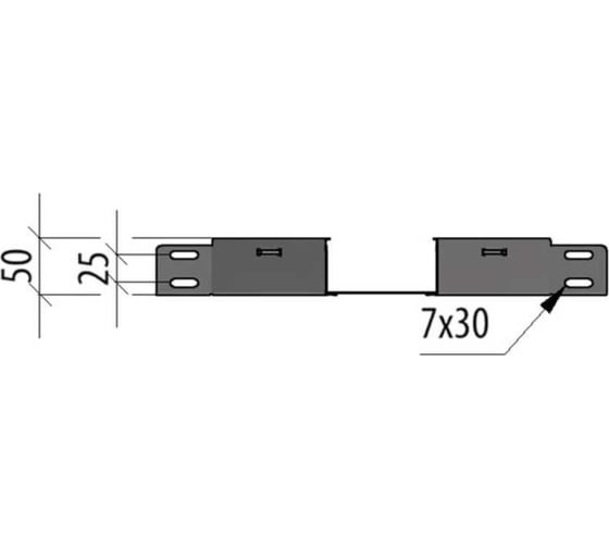 Х-разветвитель Система КМ 50х200 мм LO0123 XD50-200